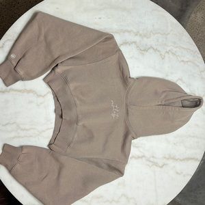 Vitality Affirmation Crop Hoodie